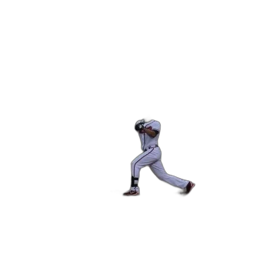 baseball, player, swinging, bat transparent PNG cut-out