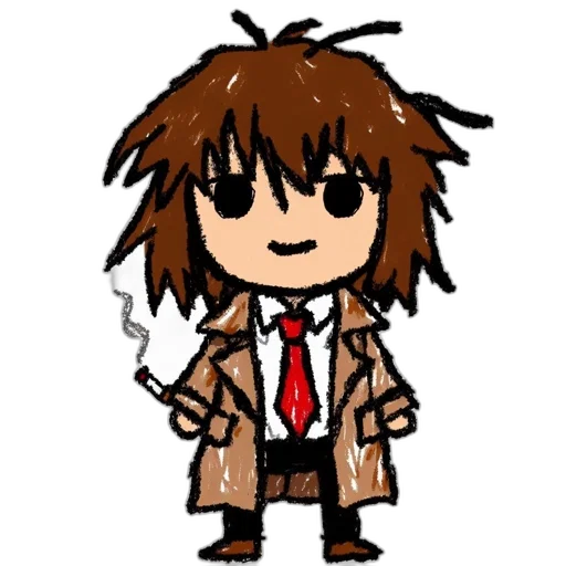 jacket, staff, animal, weapon transparent PNG cut-out