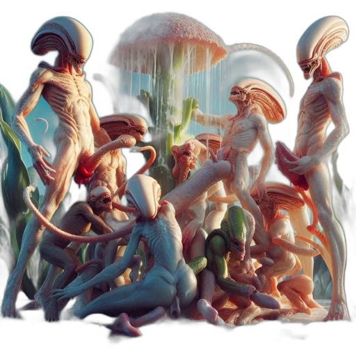 concept art, fantasy art, comic book art, 3d render transparent PNG cut-out