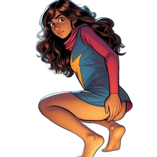 comic book art, concept art, cartoon, watercolor transparent PNG cut-out