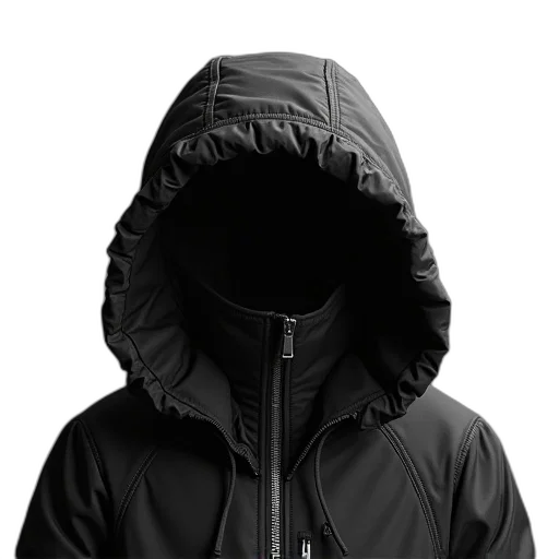 jacket, face, mask, staff transparent PNG cut-out