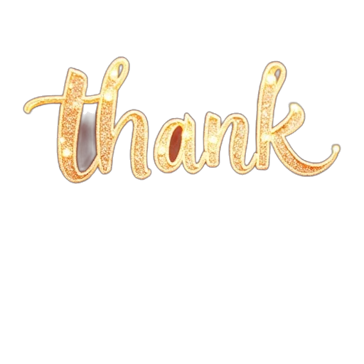 staff, thank, glitter, postcard transparent PNG cut-out