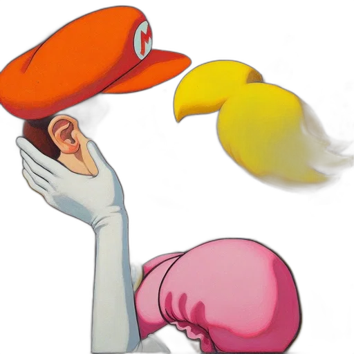 hat, mask, staff, weapon transparent PNG cut-out
