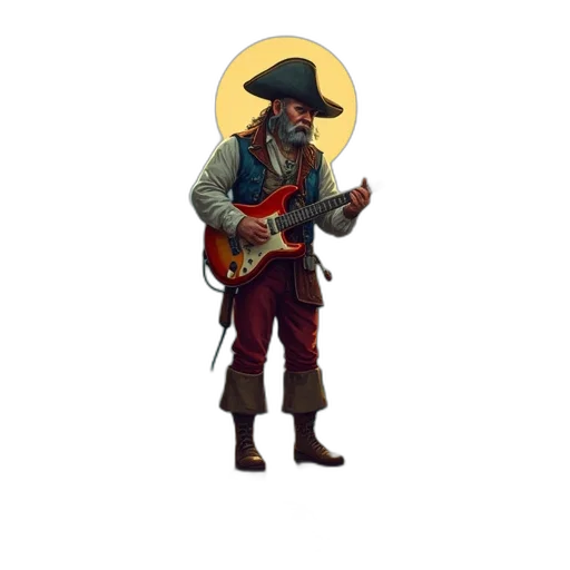 staff, hat, weapon, jacket transparent PNG cut-out