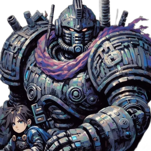weapon, robot, sword, concept art transparent PNG cut-out