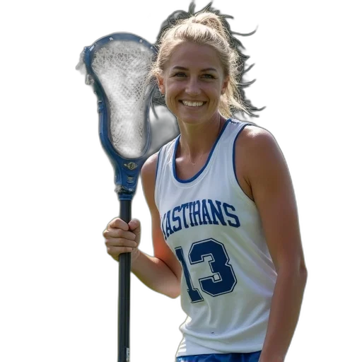 staff, lacrosse, player, charm transparent PNG cut-out