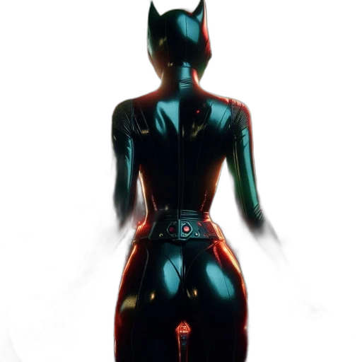 dress, mask, robot, staff transparent PNG cut-out