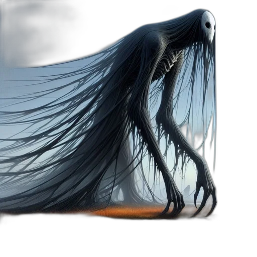 hair, creature, dragon, shoes transparent PNG cut-out