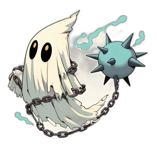 creature, staff, mask, weapon transparent PNG cut-out