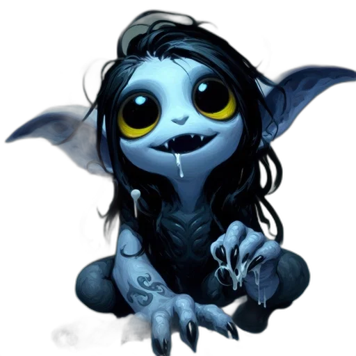 creature, staff, face, mask transparent PNG cut-out