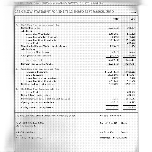 cash, flow, statement, year transparent PNG cut-out