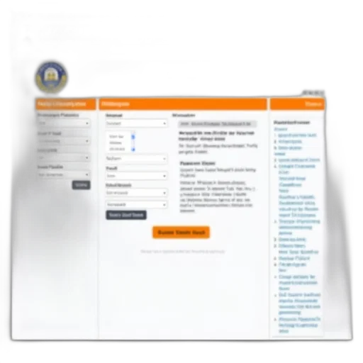 screenshot, website, blue, orange transparent PNG cut-out