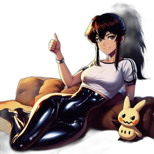anime, concept art, cartoon, pixel art transparent PNG cut-out