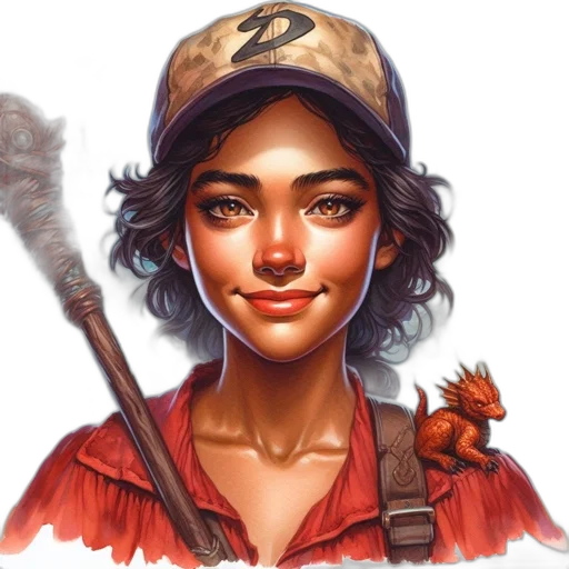 staff, face, weapon, hat transparent PNG cut-out