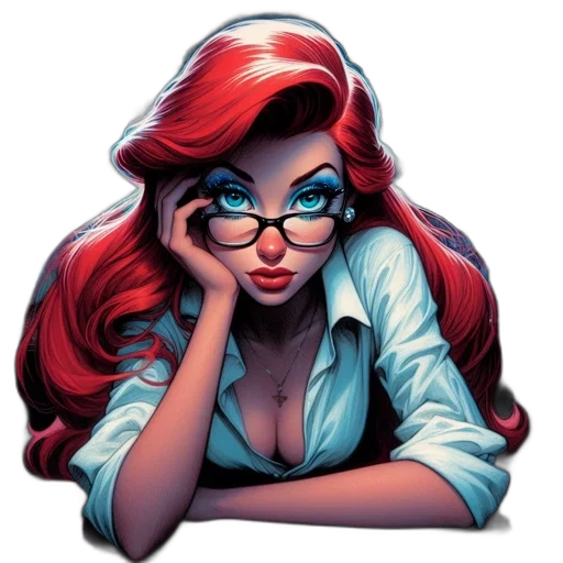 comic book art, cartoon, concept art, fantasy art transparent PNG cut-out