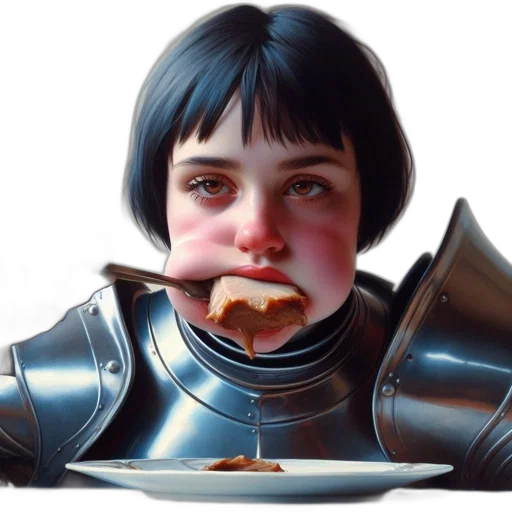 food, face, robot, creature transparent PNG cut-out