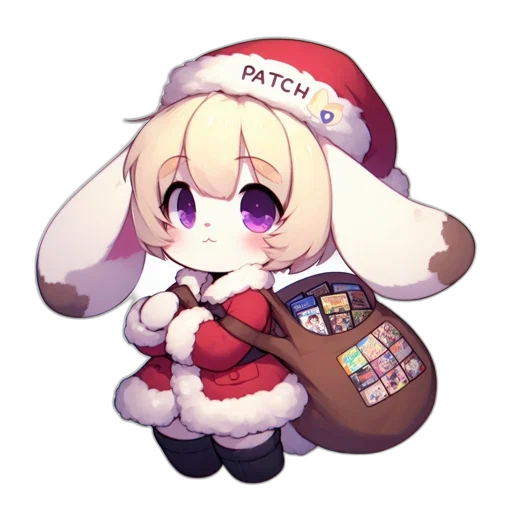 hat, staff, creature, dress transparent PNG cut-out