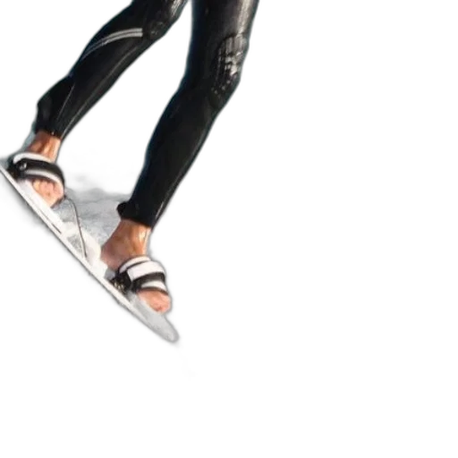 shoes, jacket, staff, weapon transparent PNG cut-out