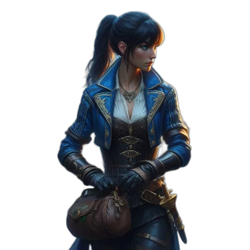 jacket, staff, weapon, concept art transparent PNG cut-out