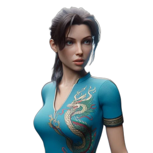 dress, fantasy art, concept art, 3d render transparent PNG cut-out