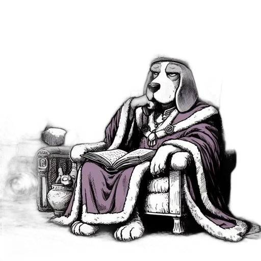 crown, animal, robot, comic book art transparent PNG cut-out