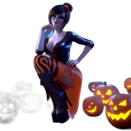 3d render, concept art, fantasy art, pixel art transparent PNG cut-out
