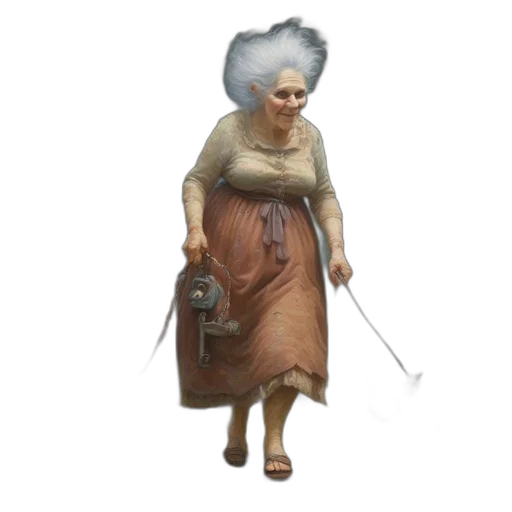 staff, dress, weapon, creature transparent PNG cut-out