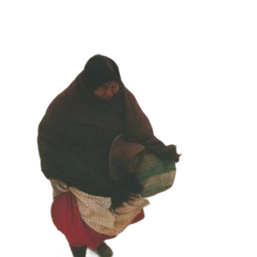 jacket, creature, staff, weapon transparent PNG cut-out