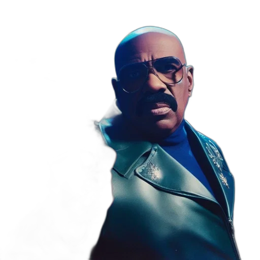jacket, face, concept art, 3d render transparent PNG cut-out
