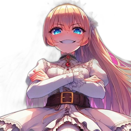dress, face, robot, sword transparent PNG cut-out