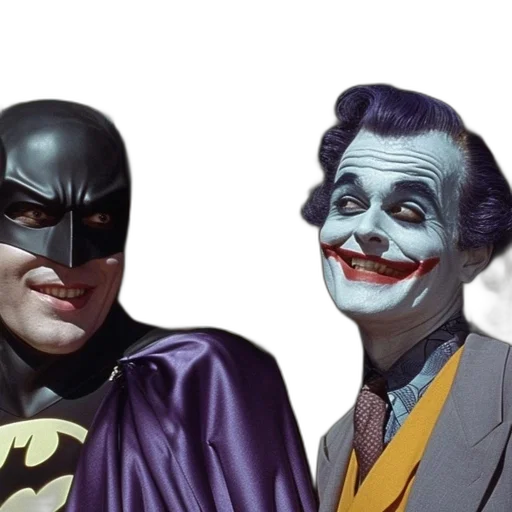 comic book art, concept art, batman, joker transparent PNG cut-out
