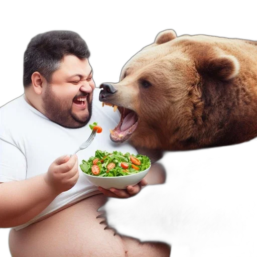 food, animal, creature, photorealistic transparent PNG cut-out