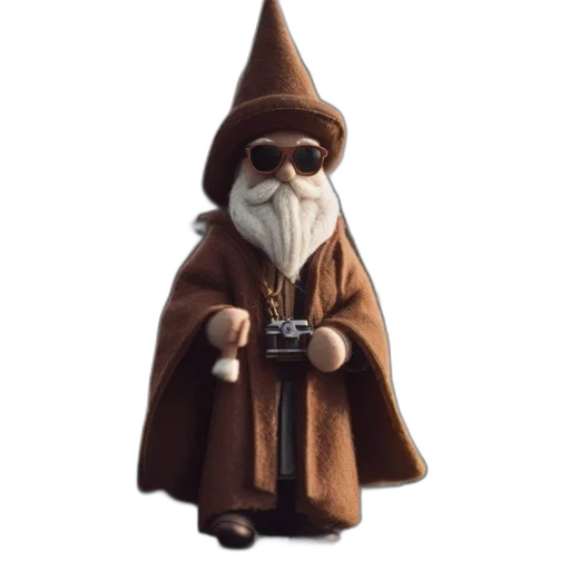 staff, hat, 3d render, concept art transparent PNG cut-out