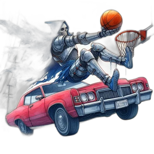 car, concept art, fantasy art, comic book art transparent PNG cut-out