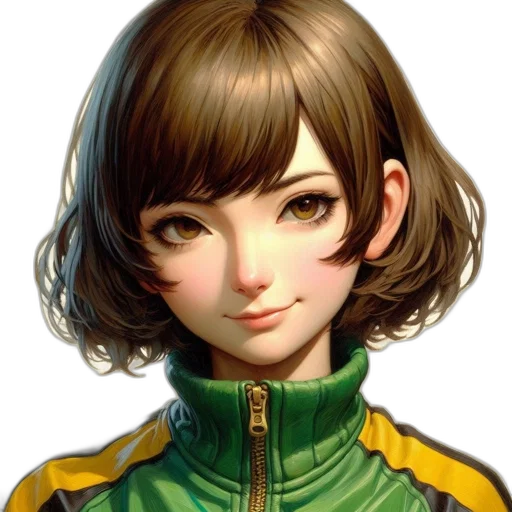 face, jacket, staff, robot transparent PNG cut-out