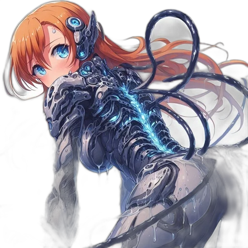 robot, dress, creature, dragon transparent PNG cut-out