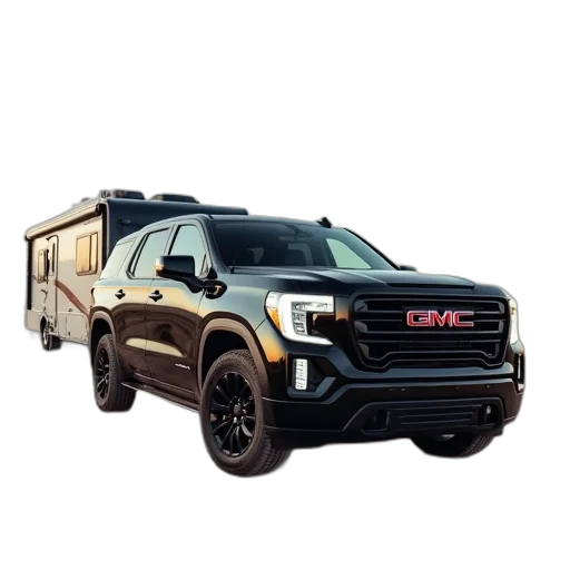 car, black, 2018, gmc transparent PNG cut-out