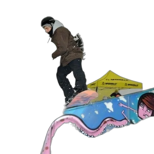 jacket, hat, creature, weapon transparent PNG cut-out