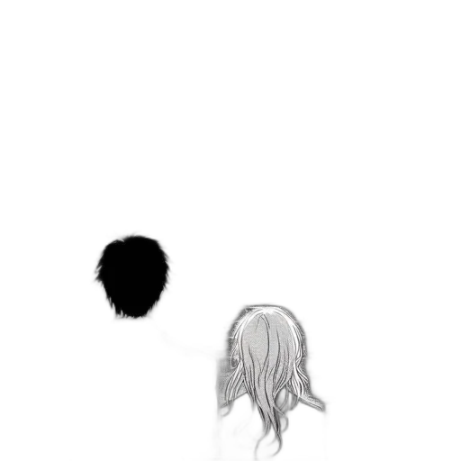 hair, mask, face, crown transparent PNG cut-out