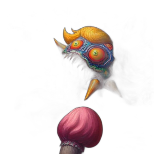 staff, hat, mask, weapon transparent PNG cut-out