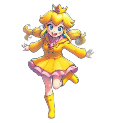 crown, dress, staff, weapon transparent PNG cut-out
