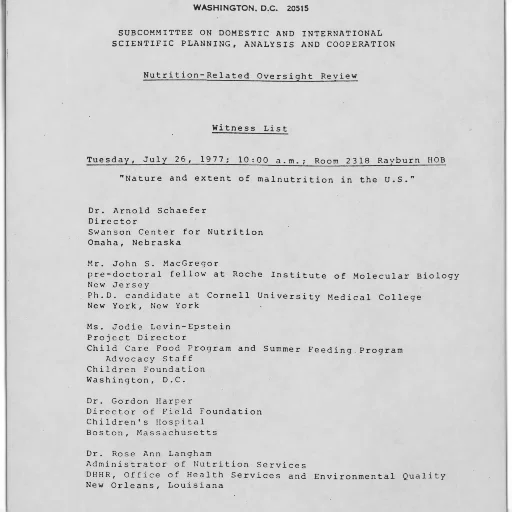 document, titled, nutrition-related, oversight transparent PNG cut-out