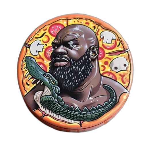 comic book art, fantasy art, concept art, circular transparent PNG cut-out