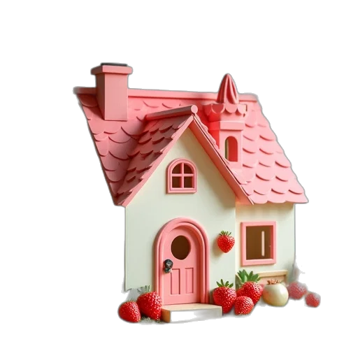 building, furniture, food, 3d render transparent PNG cut-out