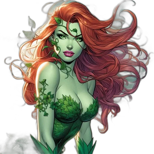 comic book art, fantasy art, concept art, watercolor transparent PNG cut-out