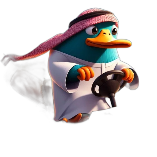 hat, weapon, robot, staff transparent PNG cut-out