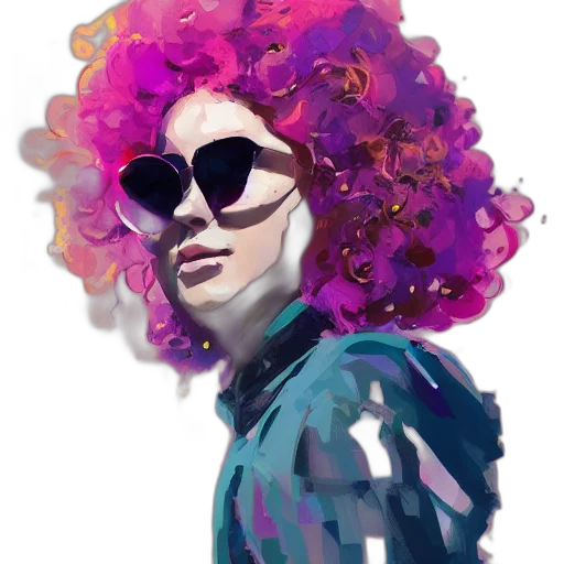 face, jacket, hair, crown transparent PNG cut-out