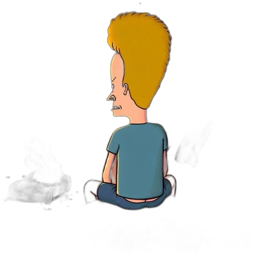 hair, jacket, face, staff transparent PNG cut-out