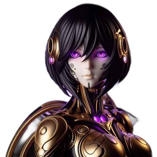 robot, face, mask, jewelry transparent PNG cut-out