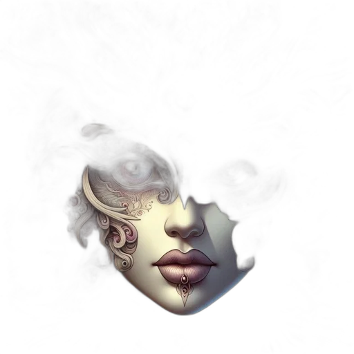mask, face, crown, jewelry transparent PNG cut-out
